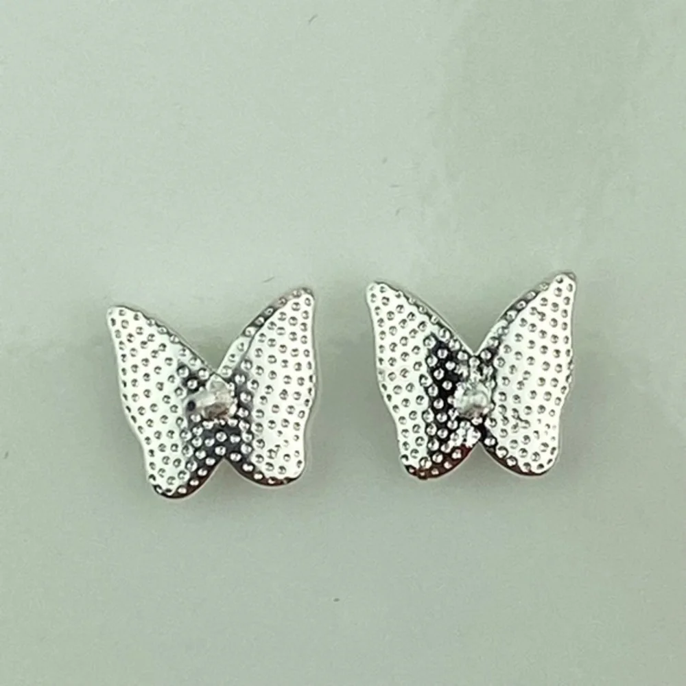 Sterling‎ Silver Earrings Butterfly Post Earrings